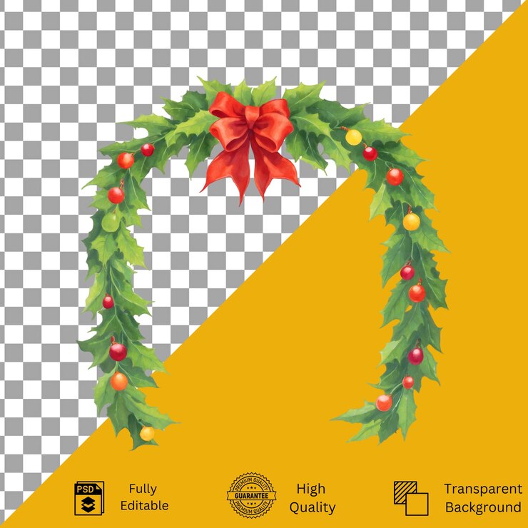 PSD la celebración de la navidad decora los salones