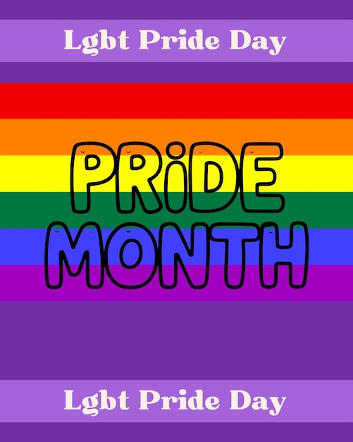 Celebración del Orgullo Las redes sociales y la plantilla de diseño de publicaciones de Instagram