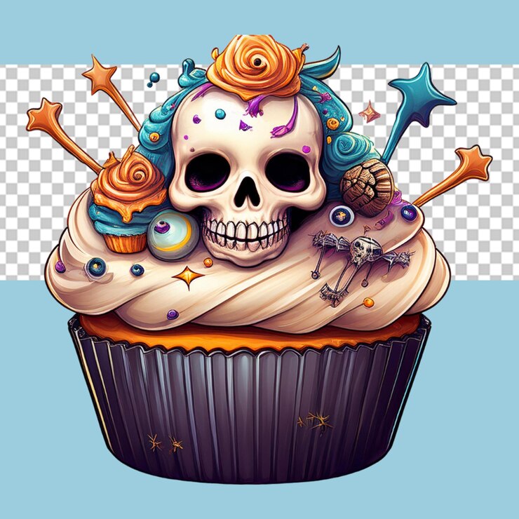 PSD celebrações de halloween ilustração em png