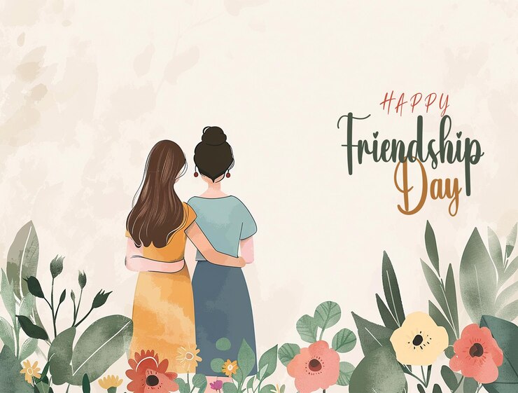 PSD celebrar el día de la amistad diseño de tarjetas de felicitación plantilla psd