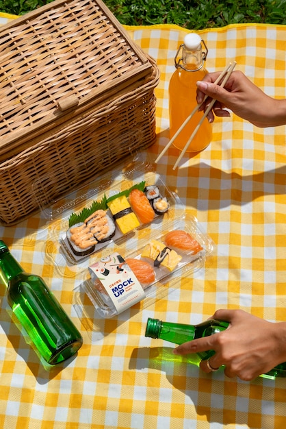 Célébration de la journée du sushi avec pique-nique