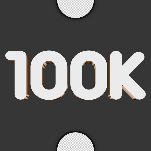 Celebrazione di 100 mila