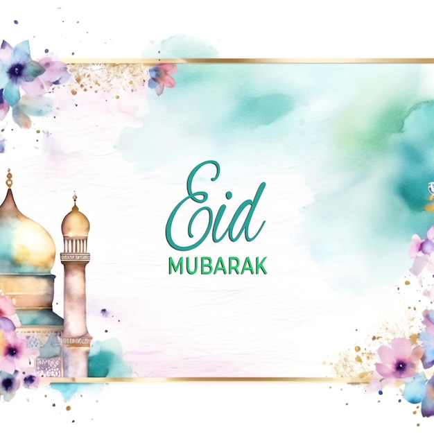 Celebrazione di Eid al Fitr Eid Mubarak felici auguri di Eid Social Media Instagram post banner template