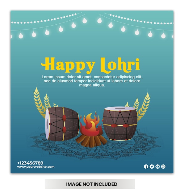 Celebrazione di Lohri Instagram Post