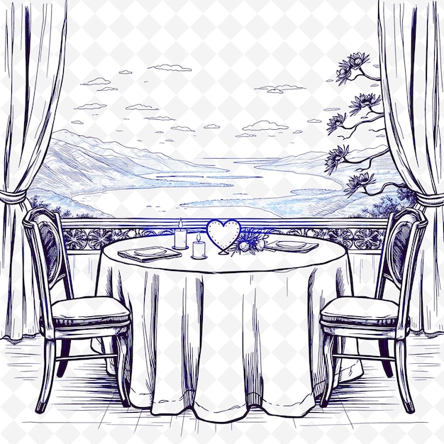 Cena romantica con vista