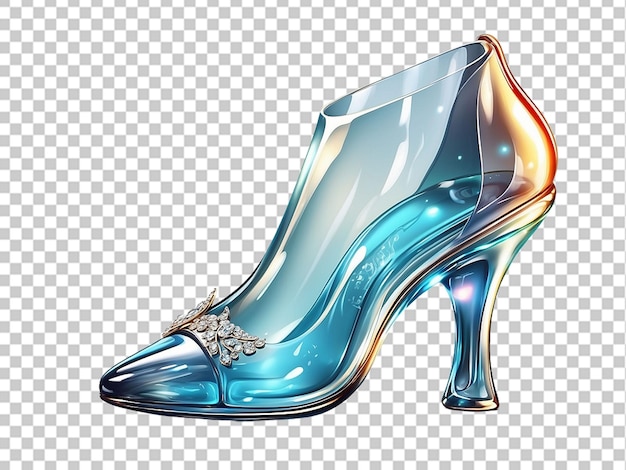 PSD cendrillon chaussure en verre conception réaliste