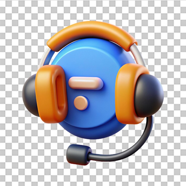 PSD centro de llamadas 3d icono de servicio de soporte consulta al cliente línea directa centro de llamadas ayuda vectorial moderno y de moda en estilo 3d