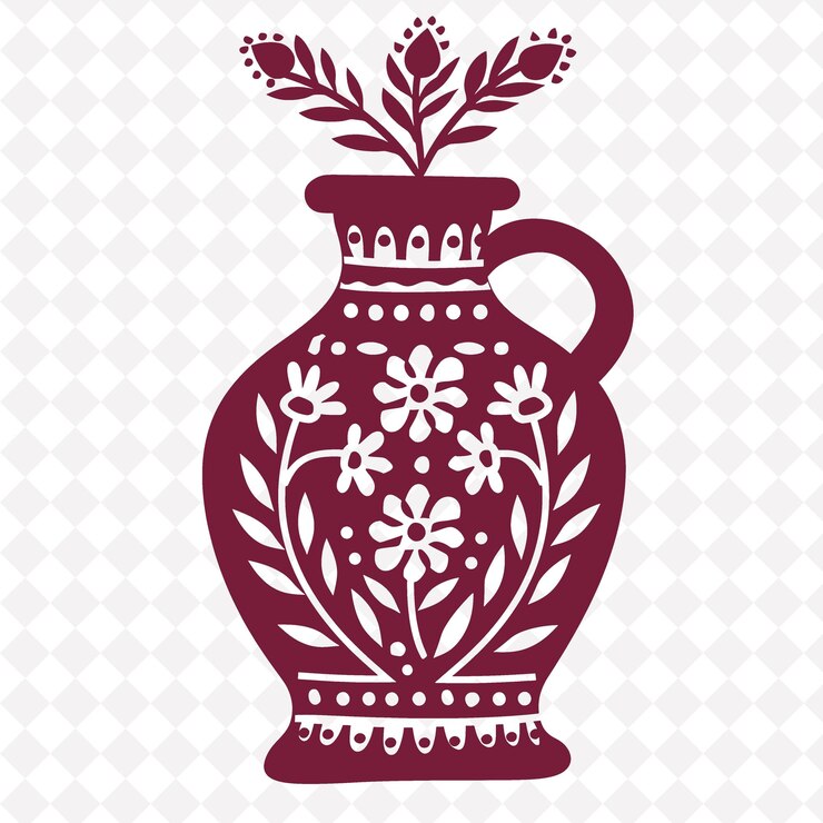 PSD ceramica di pueblas talavera con design minimalista tradizionale creativo messico design vettoriale di simboli