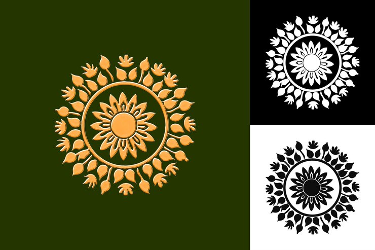 PSD cerámica de talavera con un logotipo hecho a mano que presenta un plato diseños de símbolos culturales de méxico