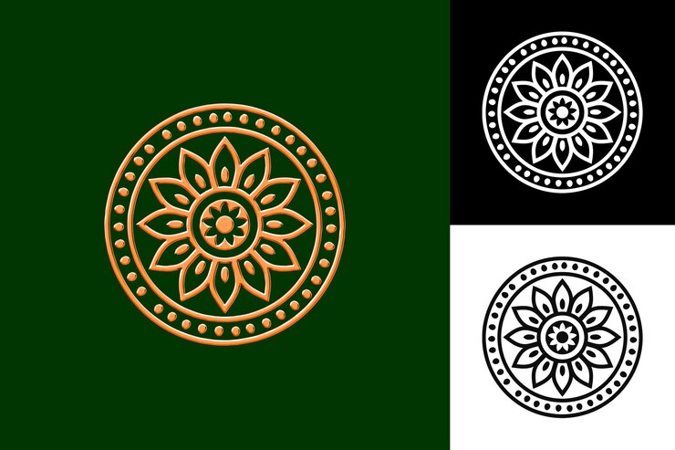 PSD cerámica de talavera con un logotipo hecho a mano que presenta un plato diseños de símbolos culturales de méxico