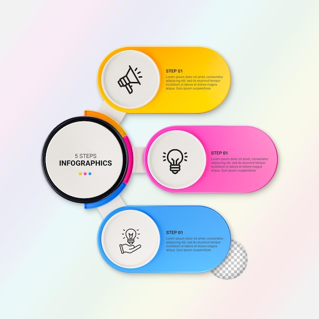 un cercle coloré avec les mots petites choses sur lui