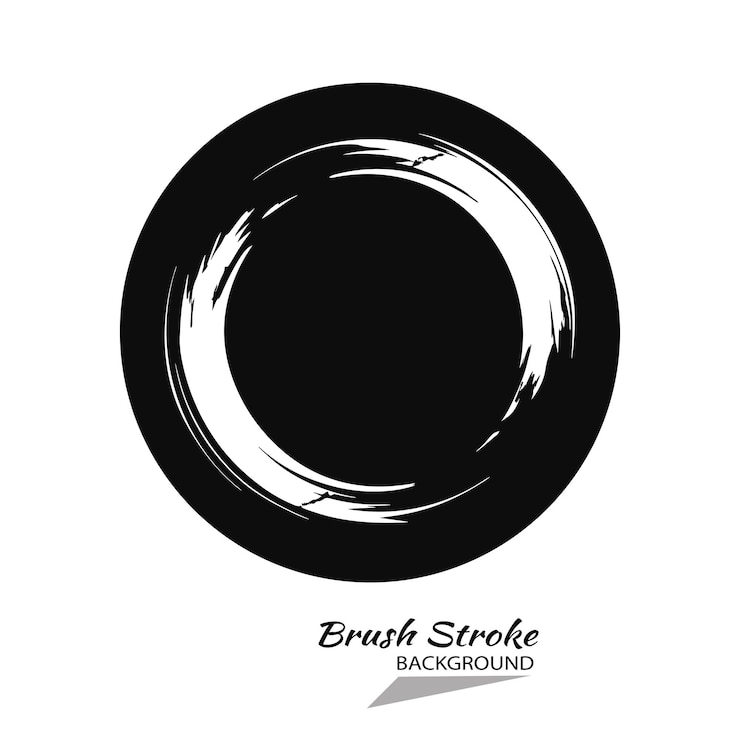 PSD un cercle noir avec un cercle qui dit brison il