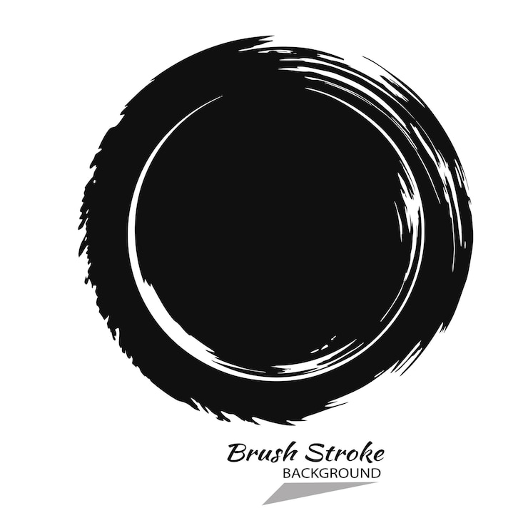 PSD un cercle noir avec un cercle qui dit brison il