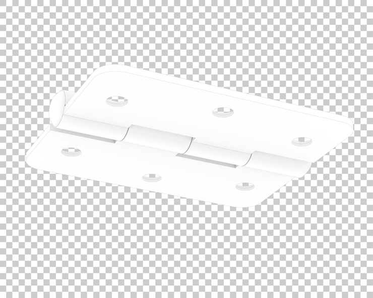 PSD cerniera isolata su sfondo trasparente rappresentazione 3d