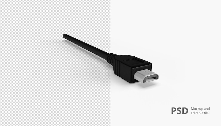 PSD cerrar en cable usb aislado