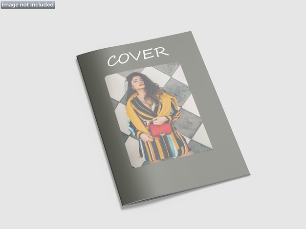 Cerrar en maqueta de portada de folleto