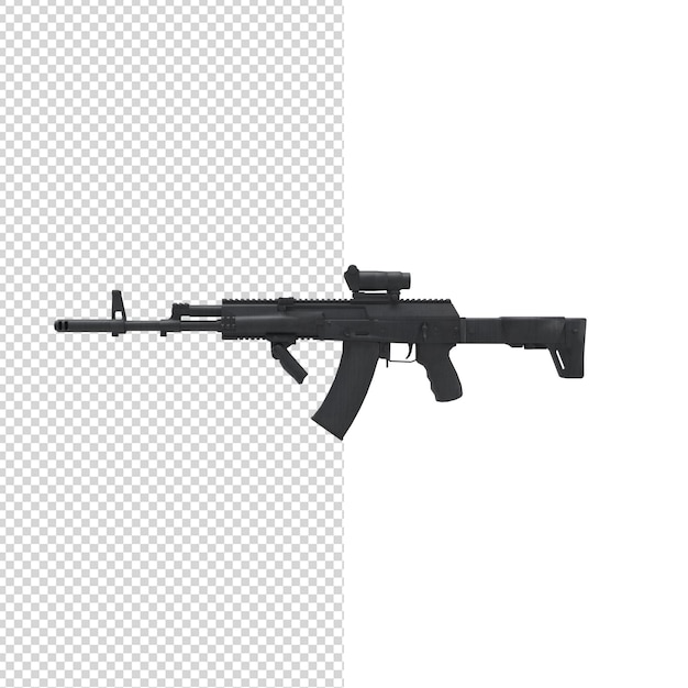 cerrar en pistola psd premium aislado