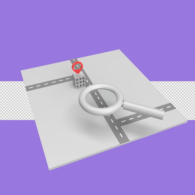 PSD certificado 3d ícone modelo de desenho animado conceito de renderização ilustração