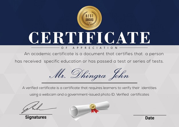 PSD certificado