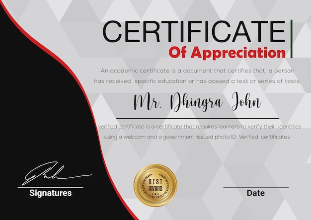 le certificat