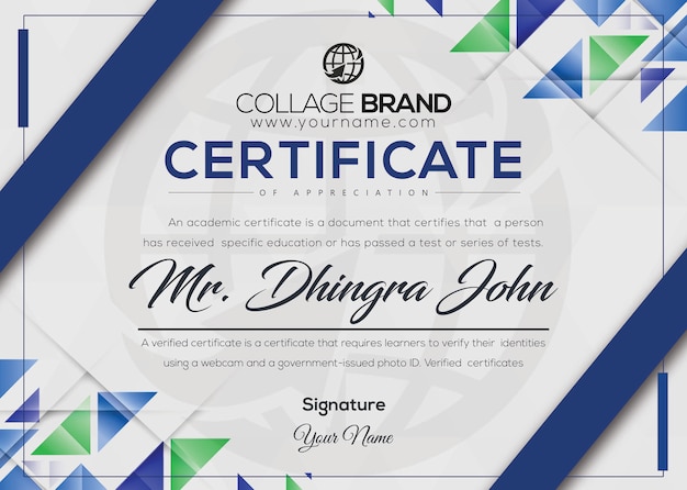 certificat