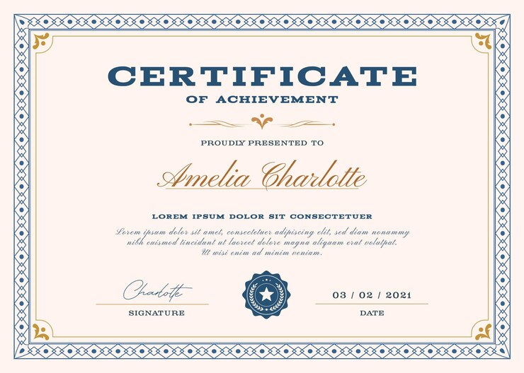 PSD certificat