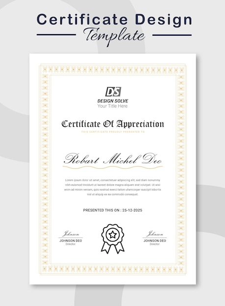 Certificato unico