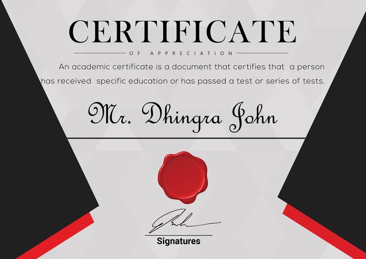 certificato