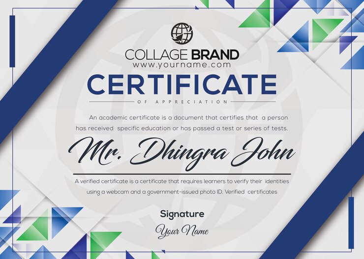 certificato