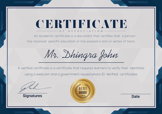 Certificato