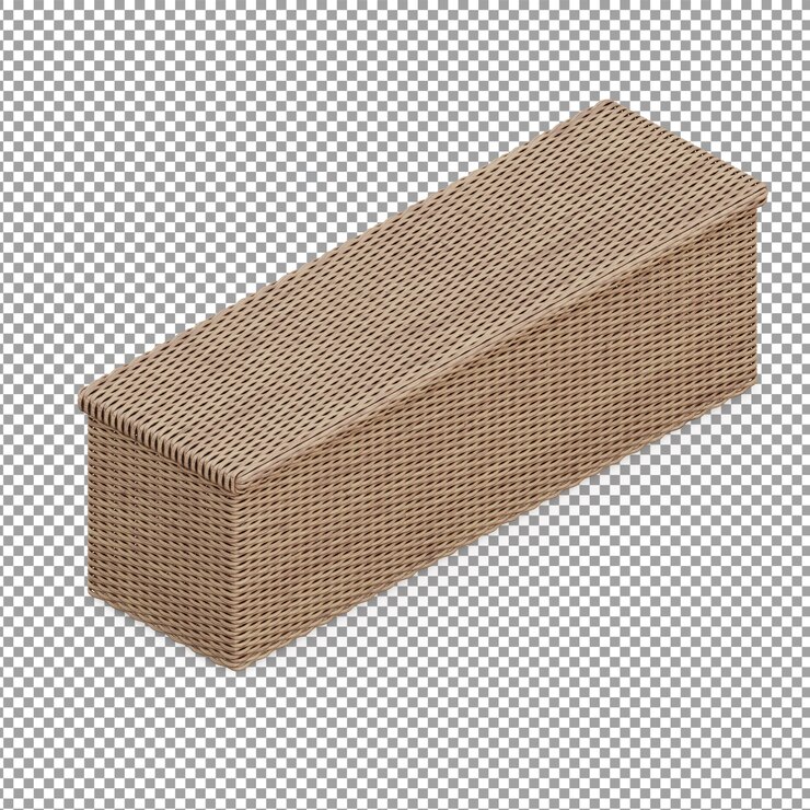 PSD cesta isométrica grande