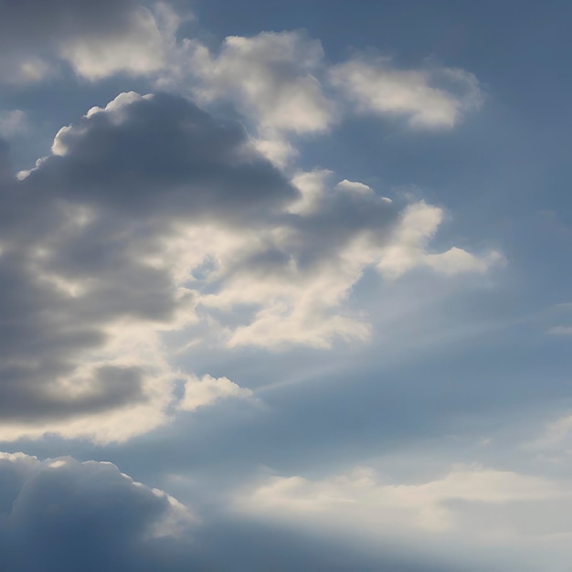 PSD céu azul e fundo de luz solar