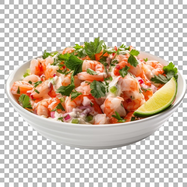 PSD ceviche em fundo transparente