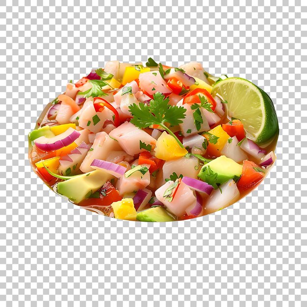 PSD ceviche png com fundo transparente