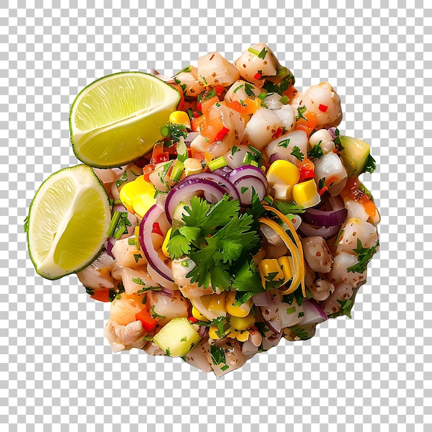 PSD ceviche png con fondo transparente