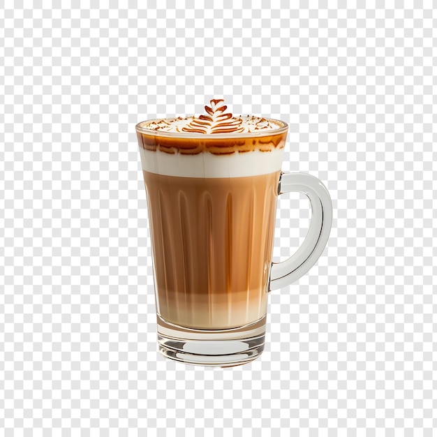 Chai Tea Latte sobre un fondo transparente