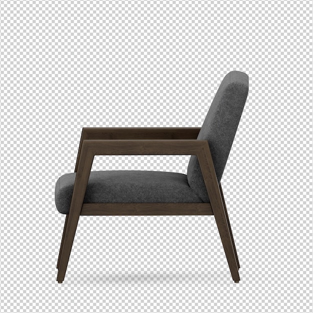 Chaise 3d Rendu Isolé