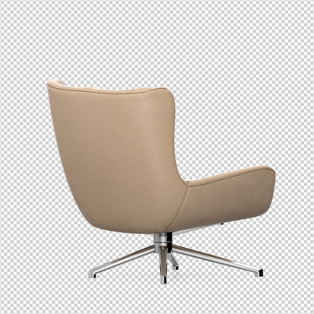 Chaise 3d Rendu Isolé