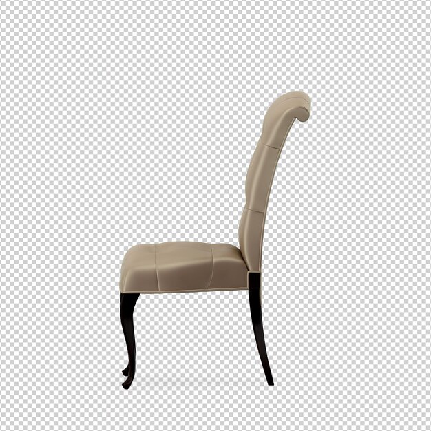 Chaise 3d Rendu Isolé