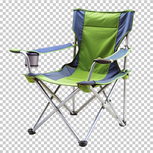 chaise de camping sur fond blanc