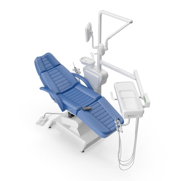 Une chaise dentaire moderne dans une clinique