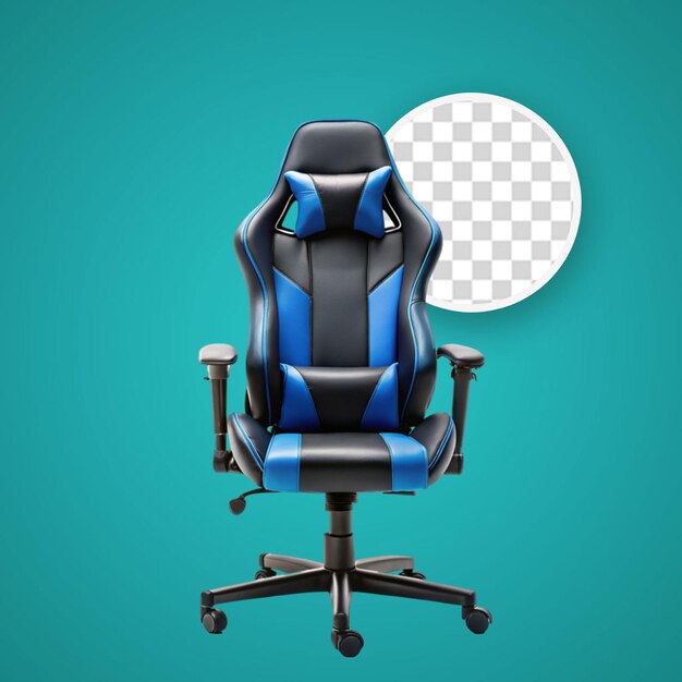 PSD chaise de jeu isolée sur un fond transparent