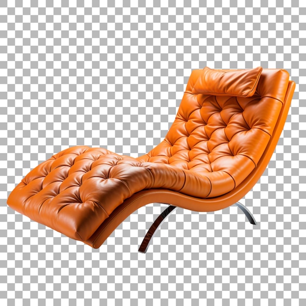 Chaise-Lounge-Sofa auf durchsichtigem Hintergrund