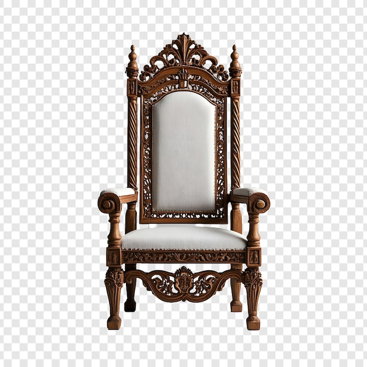 PSD une chaise avec un miroir sur elle et le dos de celui-ci