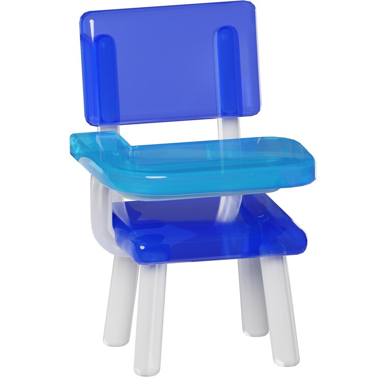 PSD chaise de table classe éducation papeterie scolaire 3d
