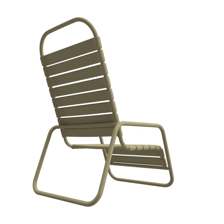 PSD chaises d'extérieur sur la terrasse de la maison ou de la piscine. siège vu arrière-côté droit