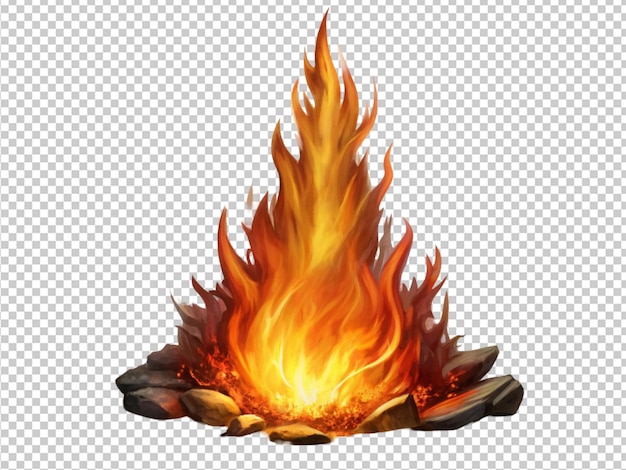 PSD chamas de fogo ardentes