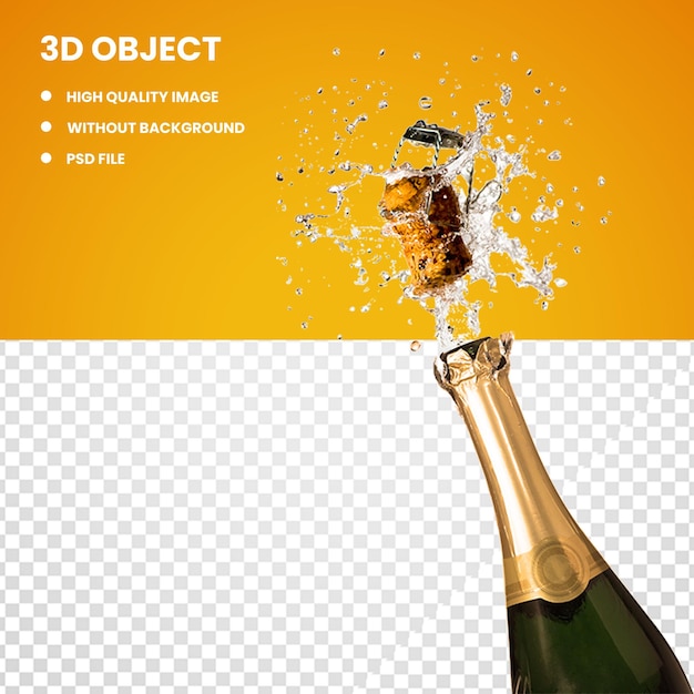 Champagner-Sekt-Flasche