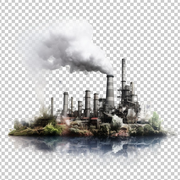 PSD changement climatique avec la pollution industrielle