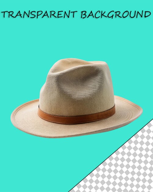 Chapeau Beige 3d Isolé Sur Fond Transparent